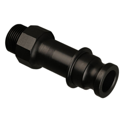 PE-el Gewindenippel mit Camlock-Vaterteil, elektrisch leitfähig, Dichtung FEP-FKM