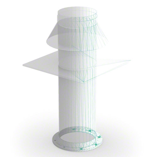 PVC Flansch für Dachaufsatz